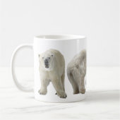 ホッキョクグマのマグカップ 2 コーヒーマグカップ (左)