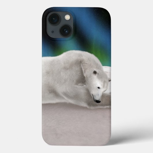 ホッキョクグマの休息 Case-Mate iPhoneケース (裏面)