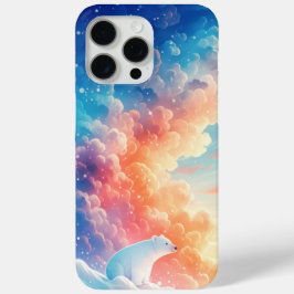 ホッキョクグマの冬の夢想 iPhone 15 PRO MAXケース