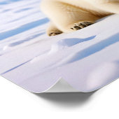 ホッキョクグマの動物自然野生動物の気に愛情 ポスター (角)