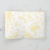 ホッキョクグマの卒業カード緑 カード (内部)