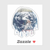 ホッキョクグマの地球のクマの抱擁 シール (シート)