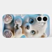ホッキョクグマの子グマ Case-Mate iPhoneケース (裏面 (横))