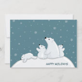 ホッキョクグマの家族 シーズンカード (正面)