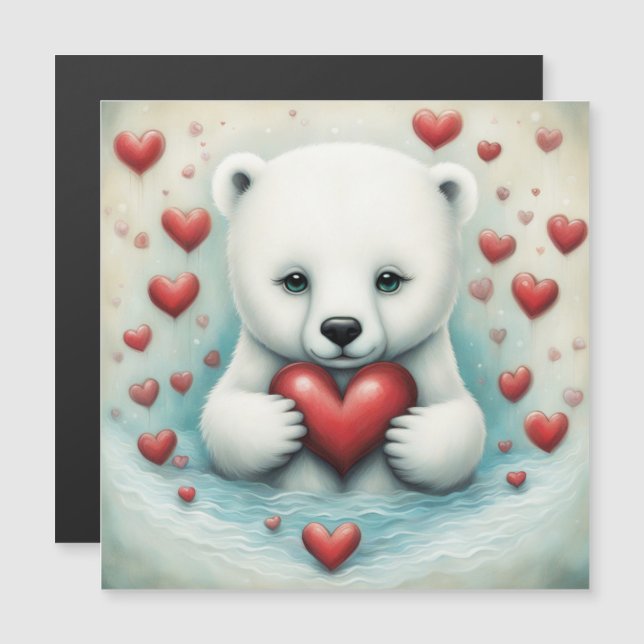 ホッキョクグマの愛1 (正面/裏面)