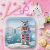 ホッキョクグマの愛 ペーパープレート (パーティー)