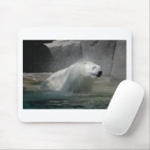 ホッキョクグマの愛 マウスパッド (マウス)