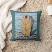 ホッキョクグマの枕クマの装飾ベアミラー クッション (ブランケット)