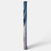 ホッキョクグマの母カブクリスマスツリーノーザンライト SAMSUNG GALAXYケース (左側面)