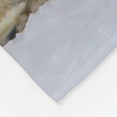 ホッキョクグマの母親とキュブ北部アラスカ フリースブランケット (角)