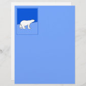 ホッキョクグマの母親と絵画かわいい子たち – Wildlife Art (正面/裏面)