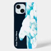 ホッキョクグマの氷のケース iPhoneケース Case-Mate iPhoneケース (裏面)