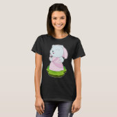 ホッキョクグマの花嫁衣装 ウェディング Tシャツ (正面フル)