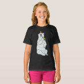 ホッキョクグマの誕生日 トランペット Tシャツ (正面フル)
