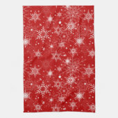 ホッキョクグマの銃口、クリスマス キッチンタオル (縦)