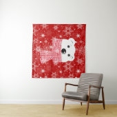 ホッキョクグマの銃口、クリスマス タペストリー (インサイチュ(横))