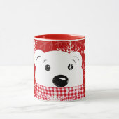 ホッキョクグマの銃口、クリスマス マグカップ (中央)