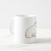 ホッキョクグマの魔法 コーヒーマグカップ (正面左)