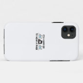 ホッキョクグマの黒熊の着用顔マスクかわいいおもしろい Case-Mate iPhoneケース (裏面(横))