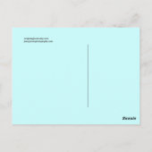 ホッキョクグマはがき ポストカード (裏面)