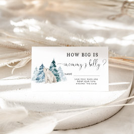 ホッキョクグマはママのベリーエンクロージャカードの大きさ エンクロージャーカード