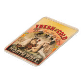 ホッキョクグマはラガービールのマグカップを楽しんでいる マグネット (左側)