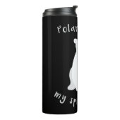 ホッキョクグマは私の霊獣 タンブラー (回転左)