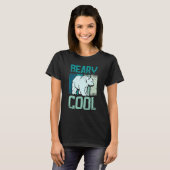 ホッキョクグマは超クール Tシャツ (正面フル)