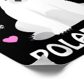 ホッキョクグマを愛する女の子、ホッキョクグマ ポスター (角)