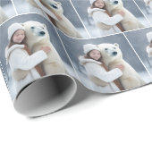 ホッキョクグマを抱く少女 ラッピングペーパー (ロールコーナー)