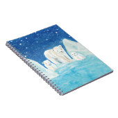 ホッキョクグマイラストレーション ノートブック (右側)