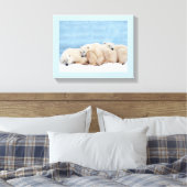 ホッキョクグマキャンバスプリント キャンバスプリント (インサイチュ (寝室))