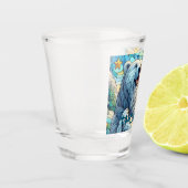 ホッキョクグマフェイクステンドガパーソナライズされたラス ショットグラス (左)