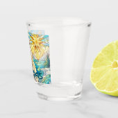 ホッキョクグマフェイクステンドガパーソナライズされたラス ショットグラス (右)