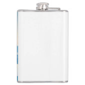 ホッキョクグマ二重被曝自然アウトドア フラスク (裏面)