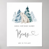 ホッキョクグマ何人のグミクグマを推測 ポスター (正面)