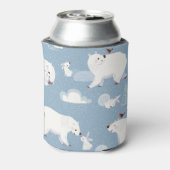 ホッキョクグマ冬ヴィンテージ 缶クーラー (缶裏面)