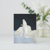 ホッキョクグマ冬魔法はがき=エドモンド・ダラック ポストカード (スタンド正面)