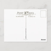 ホッキョクグマ冬魔法はがき=エドモンド・ダラック ポストカード (裏面)