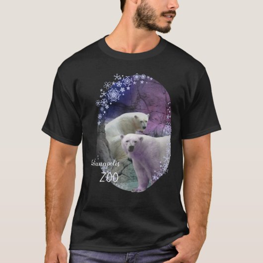 ホッキョクグマ動物園 Tシャツ (正面)
