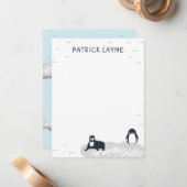 ホッキョクグマ文房具 ノートカード (正面/裏面インサイチュ)