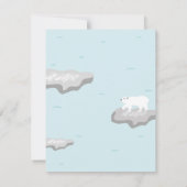 ホッキョクグマ文房具 ノートカード (裏面)