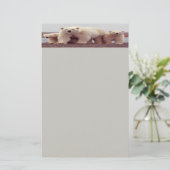 ホッキョクグマ文房具 便箋 (スタンド正面)