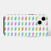 ホッキョクグマ柄iPhoneケース iPhoneケース (裏面横)