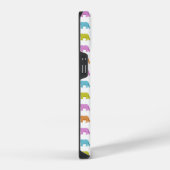 ホッキョクグマ柄iPhoneケース iPhoneケース (右側面)