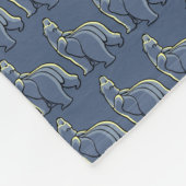 ホッキョクグマ毛布クマフリースブランケットギフト フリースブランケット (角)