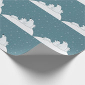 ホッキョクグマ科 ラッピングペーパー (角)