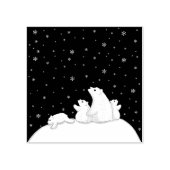 ホッキョクグマ科 ラバースタンプ (インプリント)