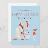 ホッキョクグマ飾の木 シーズンカード (正面/裏面)