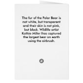 ホッキョクグマ (裏面)